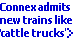Connex admits new trains like cattle trucks